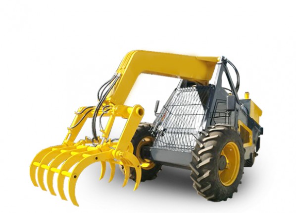 Three-wheels sugarcane loader